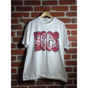 Vintage 90s Arkansas Razorbacks “HOGS” T-Shirt – Lee Tag – Size XL – Made in USA